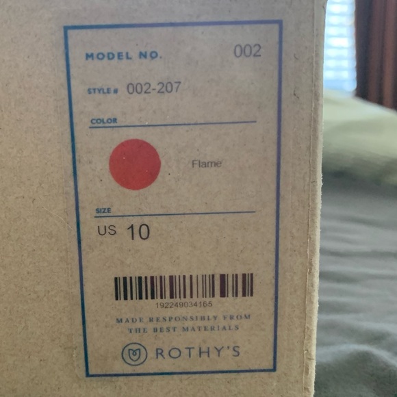 Rothy’s size 10 flame points - Picture 4 of 4